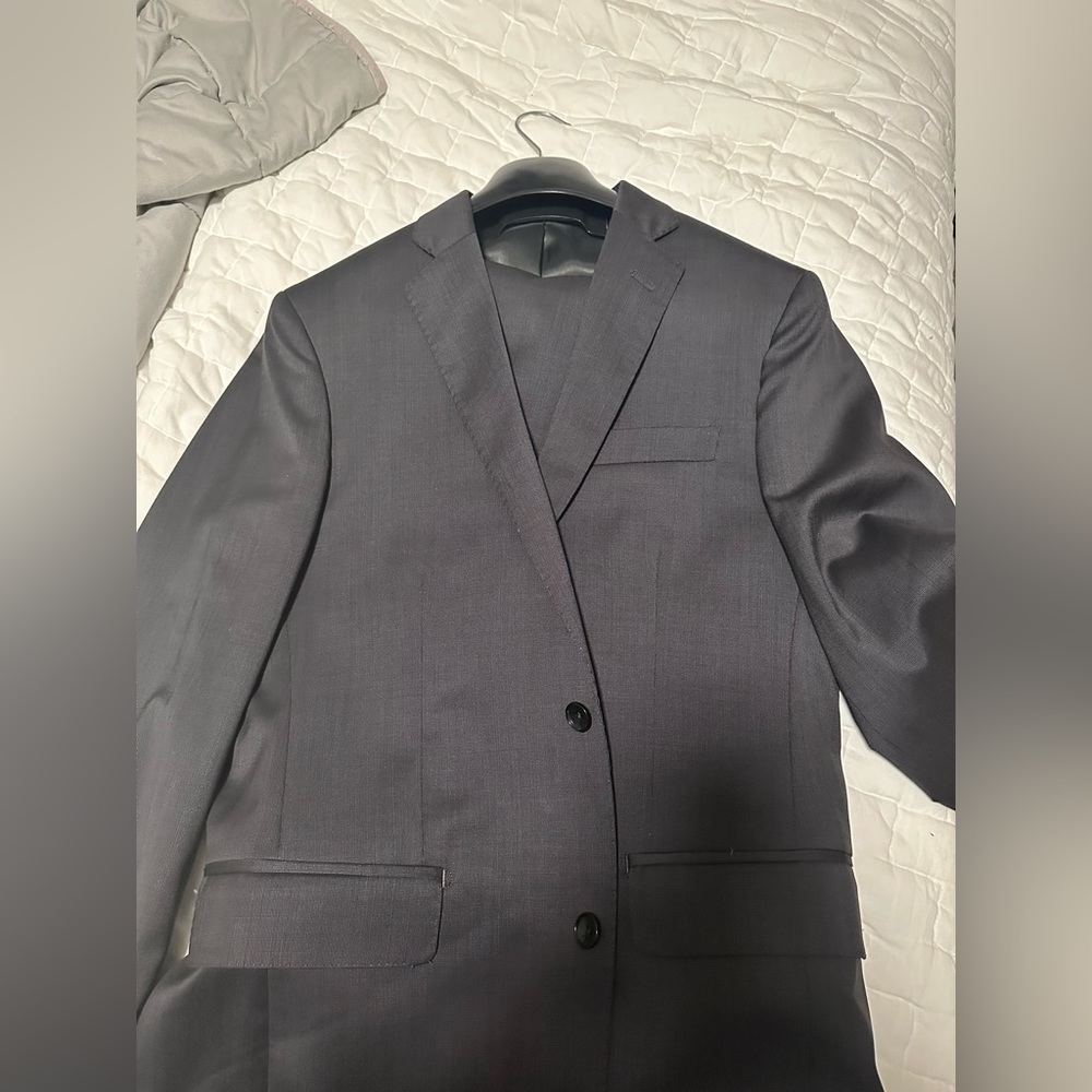 Lanificio dark grey/black suit jacket and pants